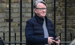Peter Mandelson wenige Tage vor seiner Festnahme in London