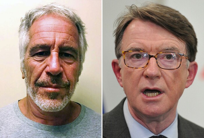 Zum Verhängnis wurde Mandelson (r.) vor allem, dass er die Freundschaft zu Epstein (l.) auch ...