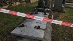 Der Tatort am Friedhof im Wiener Bezirk Penzing