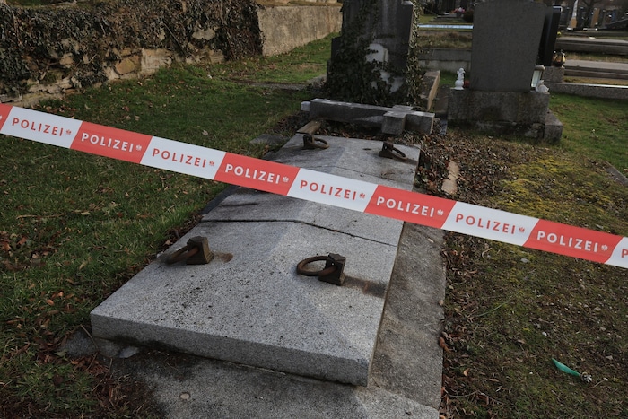 Der Tatort am Friedhof im Wiener Bezirk Penzing