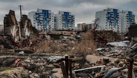 Viele kriegsgebeutelte Gegenden in der Ukraine hoffen auf ein baldiges Ende des Terrors.