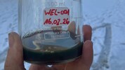 Eine Probe Leichtöl aus der „Welchau-1“-Bohrstelle