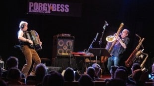 Freude an der Überraschung: Kimmo Pohjonen (links) und Mats Gustafsson (rechts)