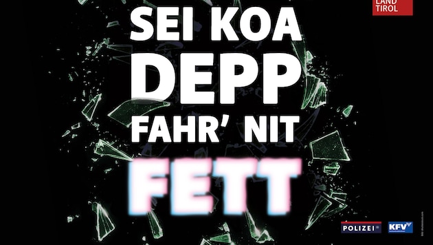 Eine Antialkoholkampagne des Landes Tirol