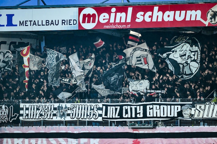 Die LASK-Fans jubelten zuletzt in der Liga in Ried in der 103. Minute über das 1:1.