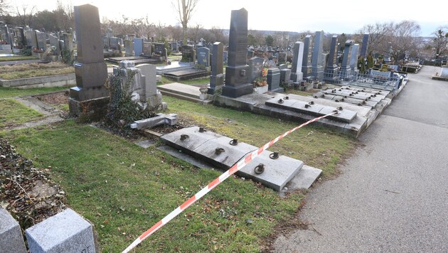 The idyllically located cemetery in Vienna-Penzing suddenly became the scene of an ...