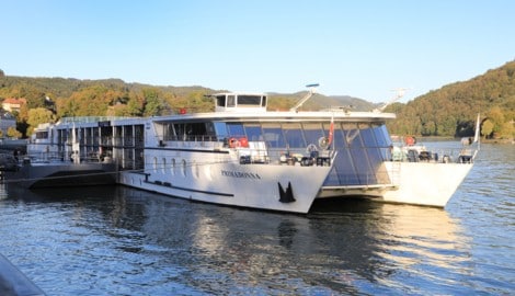 Die MS Primadonna ist das einzige Flusskreuzfahrtschiff auf der Donau unter österreichischer ...