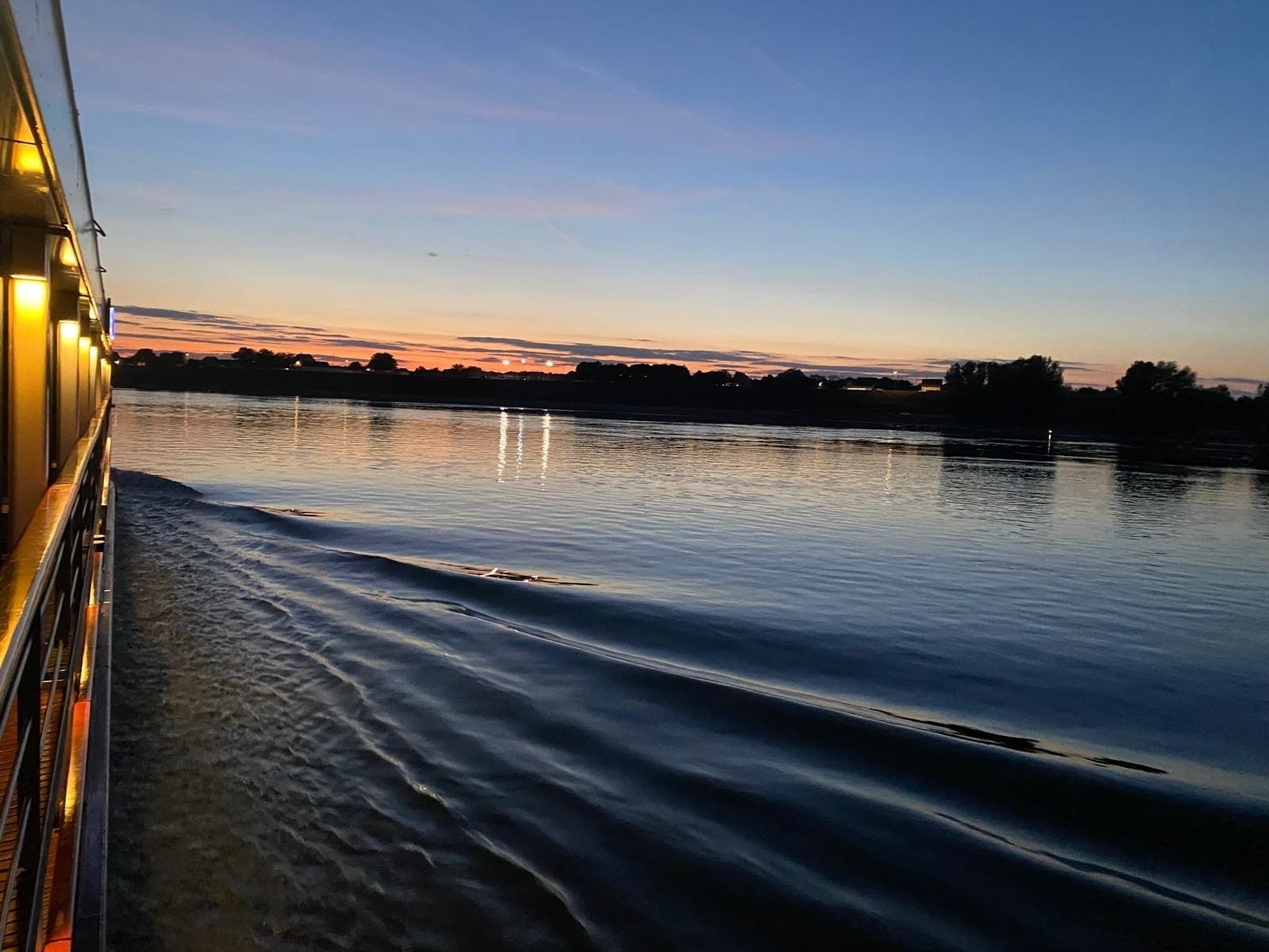 Der Himmel verspricht einen guten Tag im Sattel.