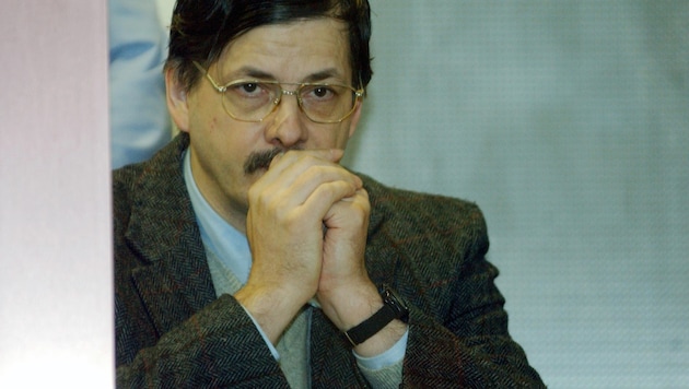 Marc Dutroux vor Gericht im Jahr 2004