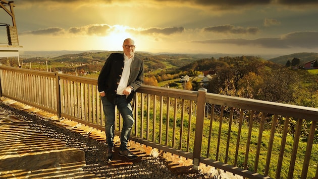 Hans Kilger, Millionenjongleur aus München, hat in der Südsteiermark seine zweite Heimat ...