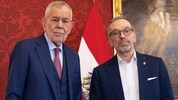 Bundespräsident Alexander Van der Bellen traf am Dienstag mit FPÖ-Parteichef Herbert Kickl in ...