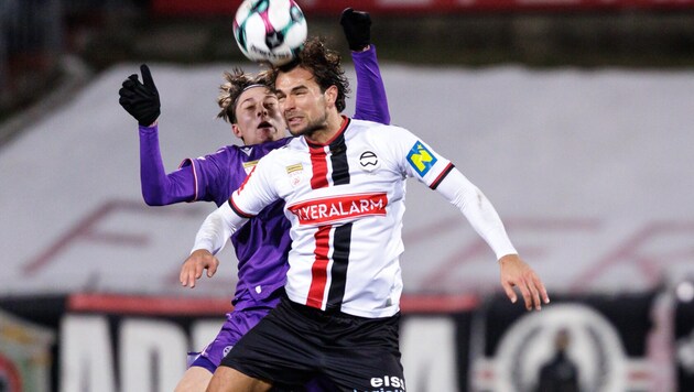 Eindrücklicher Kampf um jeden Ball und um die Lufthoheit – am Ende hat das Duell von Admira ...