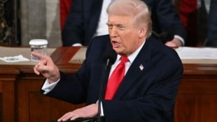 US-Präsident Donald Trump stellte während seiner Rede zur Lage der Nation einen neuen Rekord ...