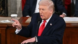 US-Präsident Donald Trump stellte während seiner Rede zur Lage der Nation einen neuen Rekord ...