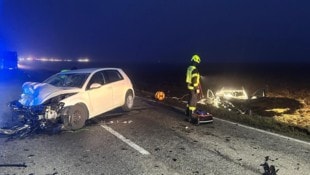 Eine Person musste von der Feuerwehr Landshaag mittels schonender Menschenrettung aus dem ...