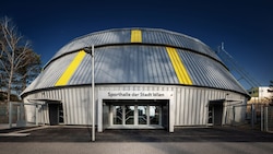 Die Sportstätte ist eine von sechs Rundhallen in Wien