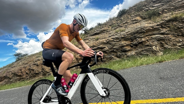 Lukas Pertl legte eine beachtliche Kilometeranzahl zurück.