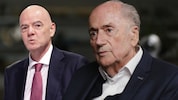 Sepp Blatter (r.) hat Gianni Infantino (l.) einmal mehr scharf kritisiert. 
