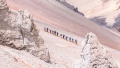 Mit medizinischer Betreuung erklommen acht Lungentransplantierte den höchsten Gipfel Amerikas.