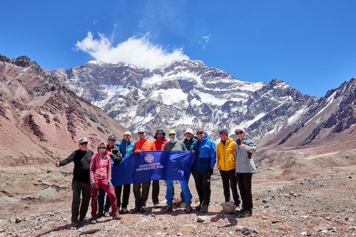 Acht Lungentransplantierte sind gemeinsam mit einem Ärzteteam auf den 6961 Meter hohen Aconcagua ...