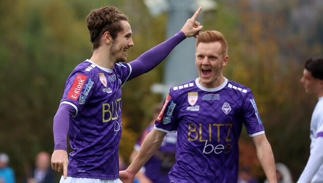 Luka-Nils Sandmayr und Christian Gebauer (re.) fehlen der Austria länger.