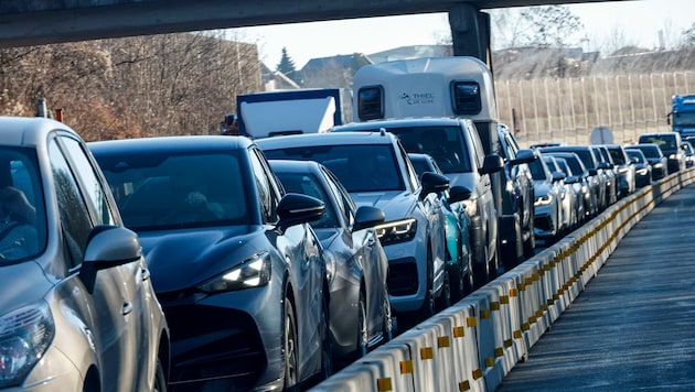 Auf der Autobahn selbst kam es am Mittwoch in der Früh ebenfalls zu Verzögerungen