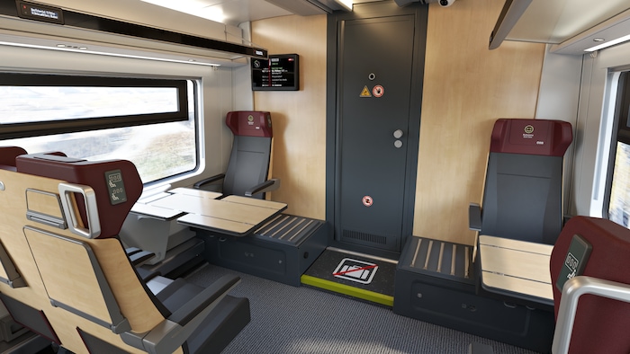 Die breiten Waggons sollen ein großzügiges Innenraumgefühl geben.