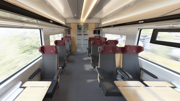Das Innenleben erinnert an den klassischen Railjet.