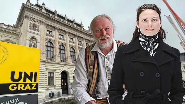 Viktoria Müller und Jörg Feldmann von der Uni Graz forschen zu PFAS.