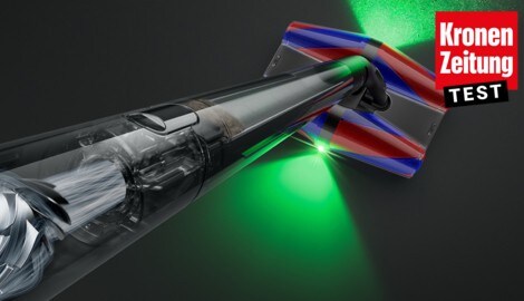 Dysons PencilVac ist kaum dicker als ein Besenstiel.