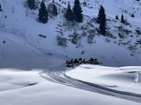 Die Lawine ging im Skigebiet KitzSki im Bereich Pengelstein ab. 