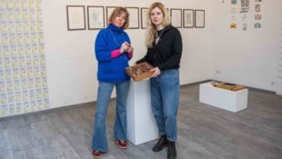 Nastia Khlestova (re.) mit Johanna Hierzegger im „Ziegel“