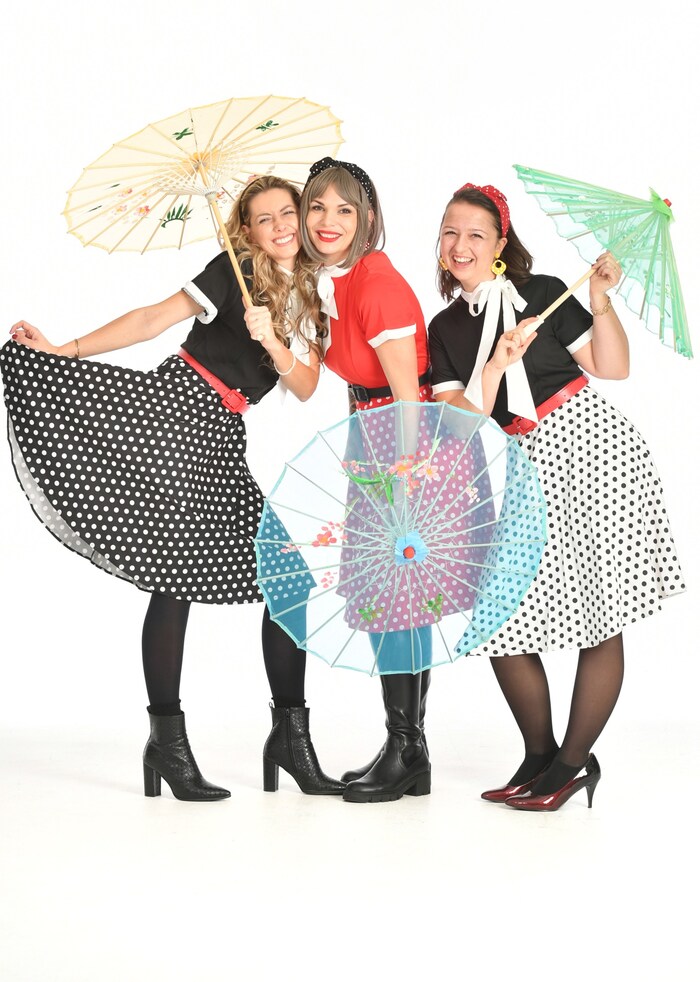 Drei lustige Witwen: Sandra Dullnig, Alexandra Pirker und Daniela Ogradnig.