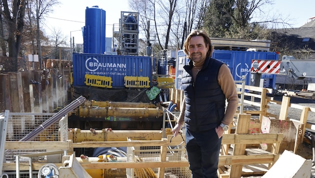 Michael Wresounig ist Projektleiter beim Bau des Speicherkanals in Mariatrost.