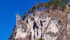 Der „Hängende Stein“ in Nüziders war Schauplatz eines tragischen Unfalls.