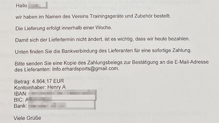 Eine der angeblichen Nachrichten von Darabos