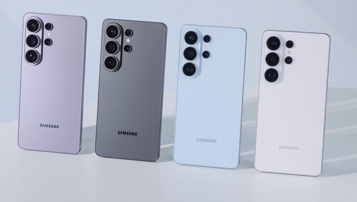 Die neue Galaxy-Familie kommt in den Farben Black, Sky Blue, Cobalt Violet und White.