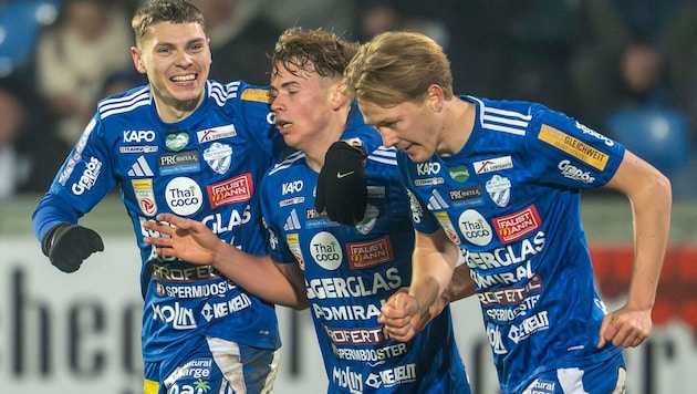 Mit Elias Havel, Fabian Wilfinger oder Benjamin Markus mausern sich in Hartberg immer mehr ...