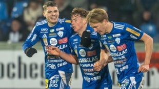 Dürfen die Hartberger auch am Freitag beim LASK jubeln?