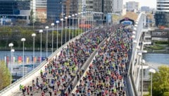 Szene aus dem Wien-Marathon