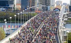 Szene aus dem Wien-Marathon