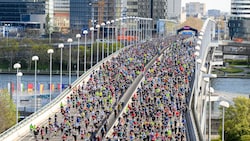 Szene aus dem Wien-Marathon