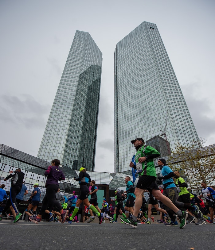 Szene aus dem Frankfurt-Marathon