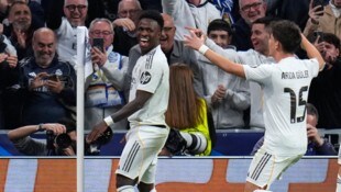 Vinicius Junior jubelt in Madrid