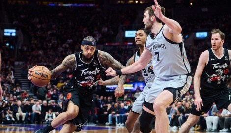 Jakob Pöltl war als Wechselspieler 28:07 Minuten auf dem Parkett dabei.