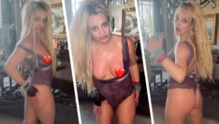 Britney Spears wirbelt in ihrem neuesten Instagram-Tanzvideo so wild herum, dass der knappe ...