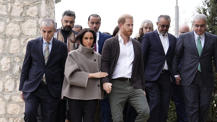 Der Herzog und die Herzogin von Sussex begleiten eine Delegation der Weltgesundheitsorganisation ...