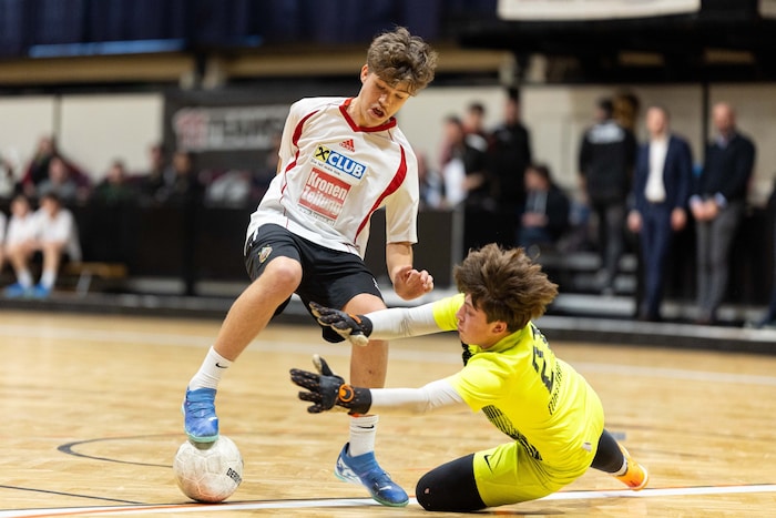 Luka Nebl vom Ella Lingens Gymnasium spielte im Finale ganz stark.