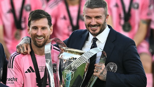 Lionel Messi und David Beckham