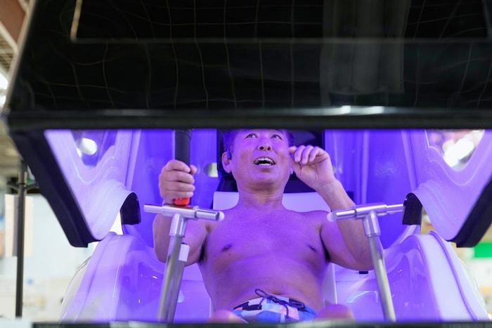 Die Menschen-Waschmaschine scheint Spaß zu machen, ist aber alles andere als günstig.